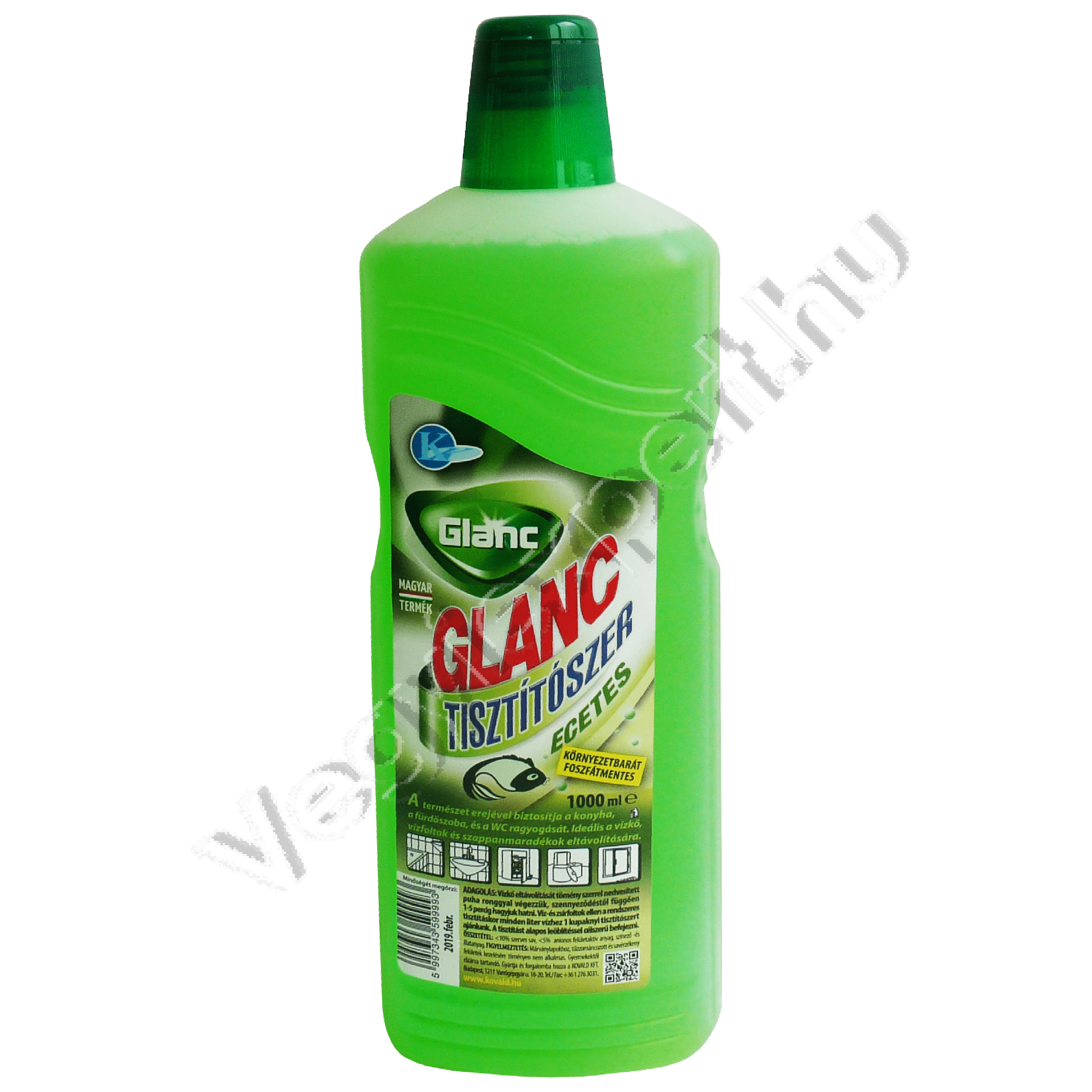 biotisztitoszer_001 Glanc Ecetes foszfát menetes tisztítószer 1 L - Image 1