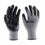 Rock szürke mártott kesztyű 8-as méret 1 pár