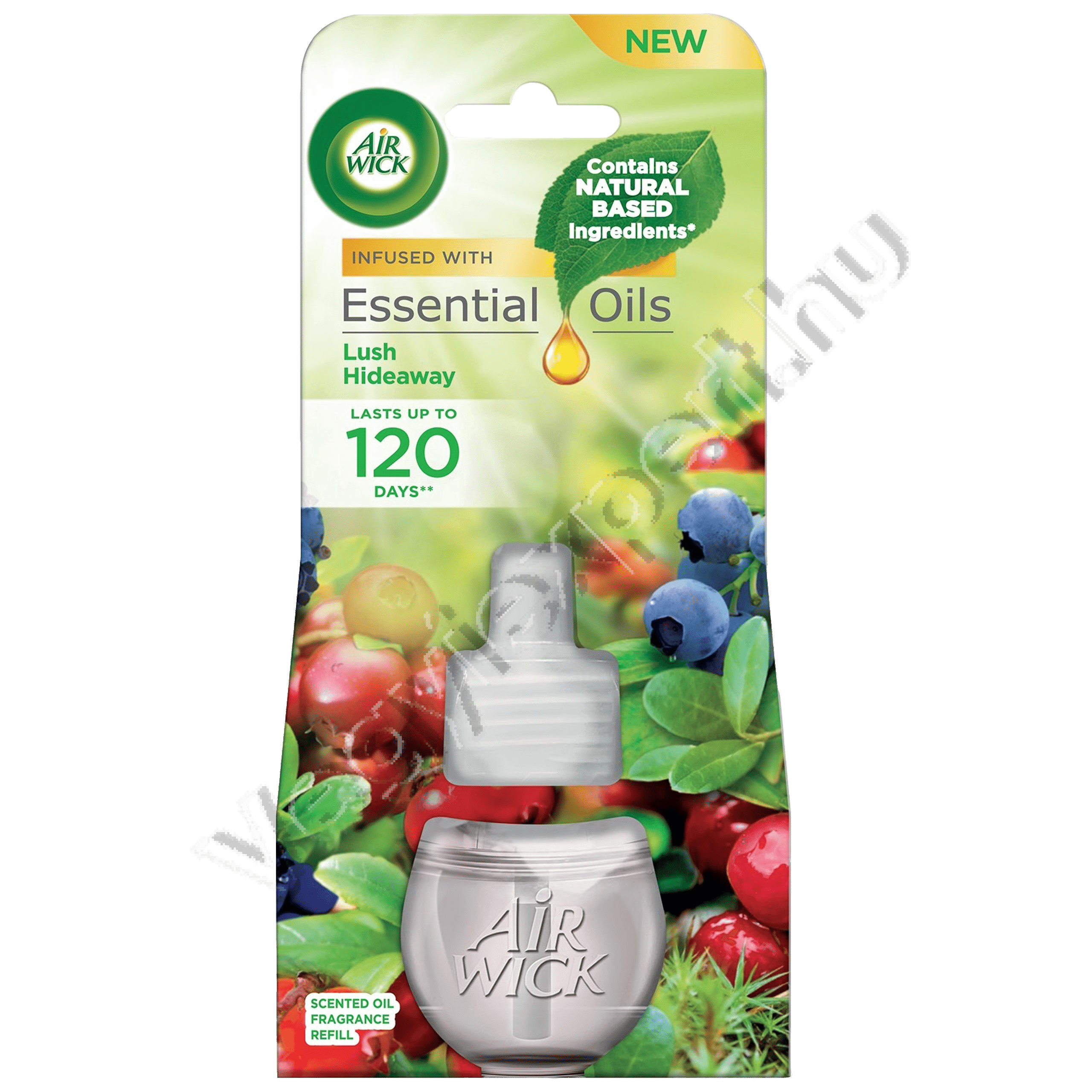 illatositok_066 Air Wick Elektromos Illatosító Utántöltő Lush Hideaway 19 ml – Menekülj el a mindennapok elől egy trópusi menedékre! - Image 1