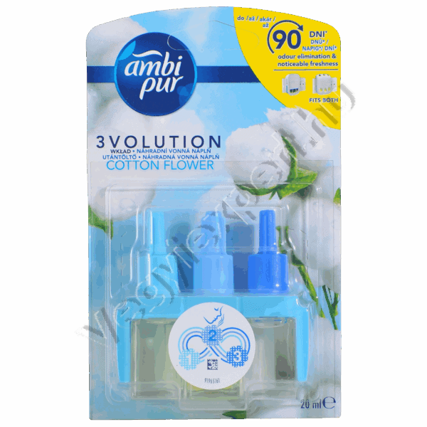 Ambi Pur 3volution elektromos utántöltő Cotton Flower 20 ml