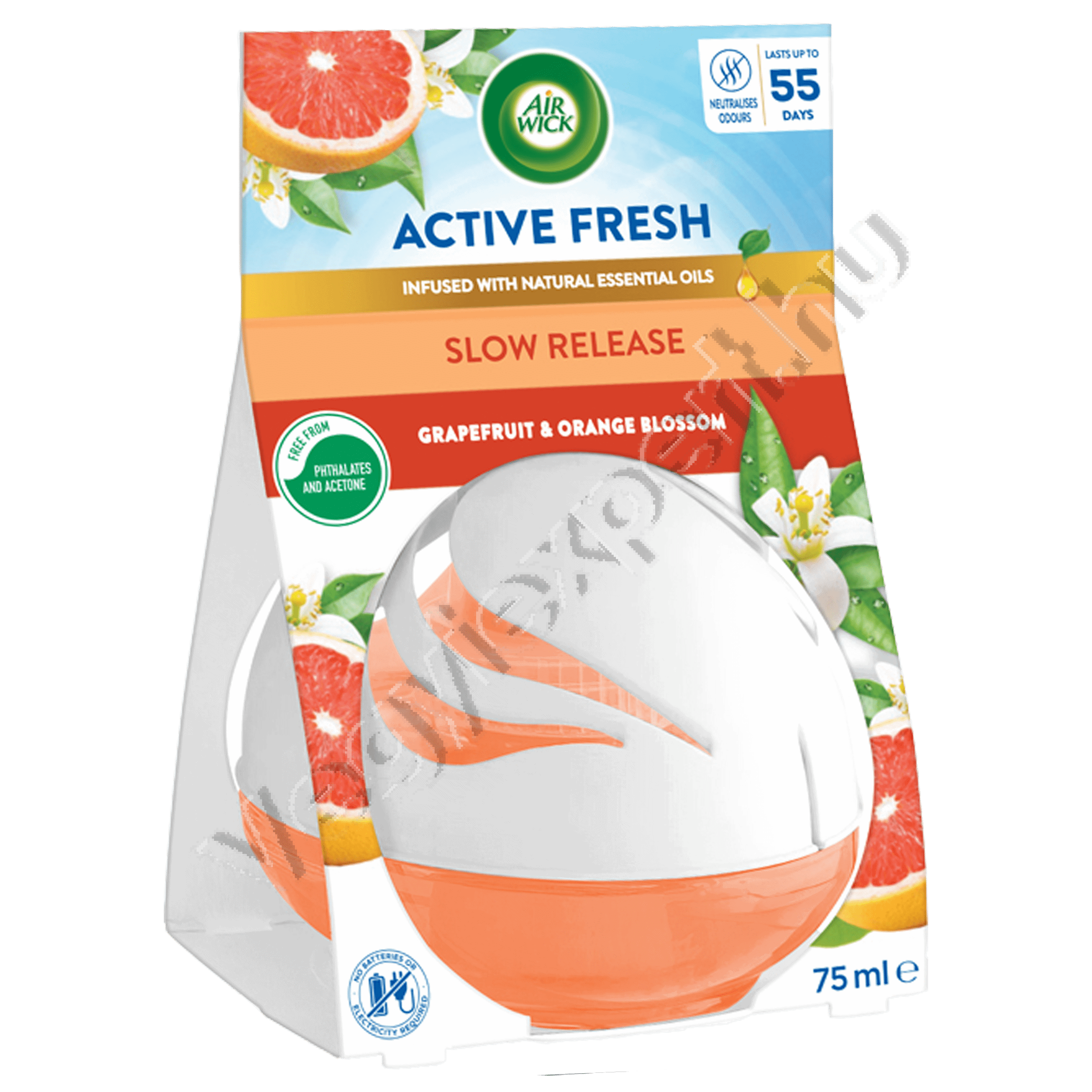 illatositok_104 Air Wick Illatosító Gömb – Grapefruit & Orange Blossom, 75 ml - Image 1