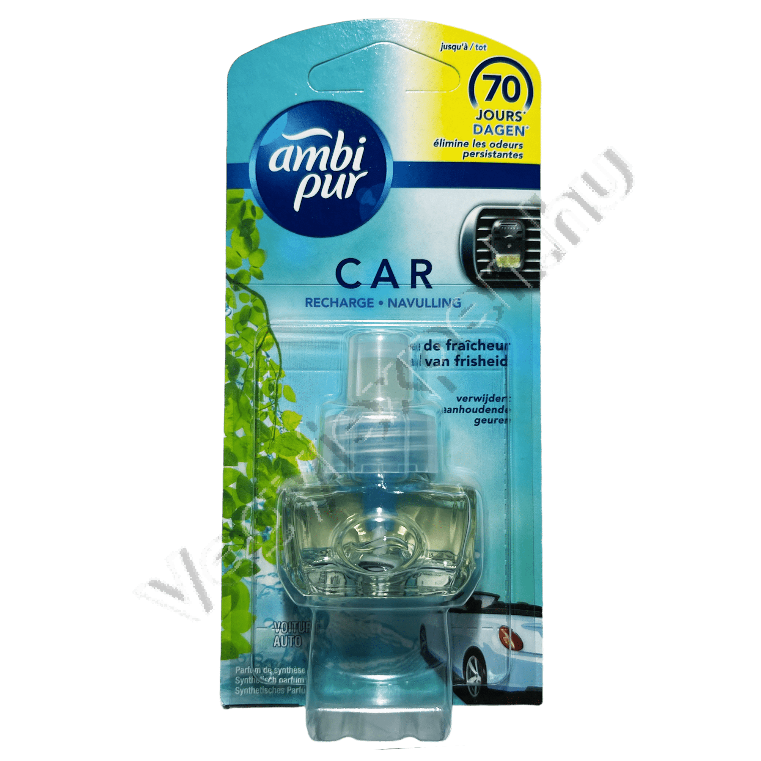 illatositok_105 Ambi Pur autóillatosító készülék utántöltő Waterval van frisheid 7 ml - Image 1