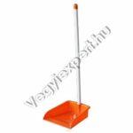 Udvari szemetes lapát álló nyéllel