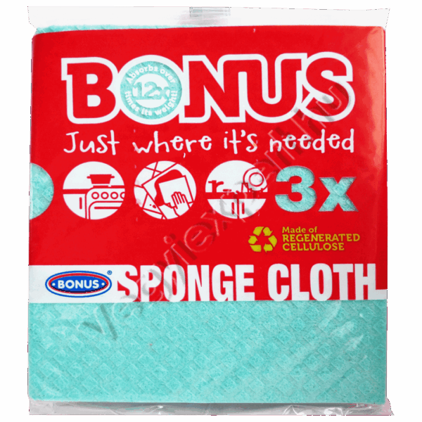 Bonus szivacskendő 3 db