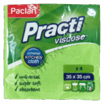 Paclan Practi Univerzális Viszkóz Törlőkendő 4 db – Hatékony és gyengéd tisztítás minden felületen