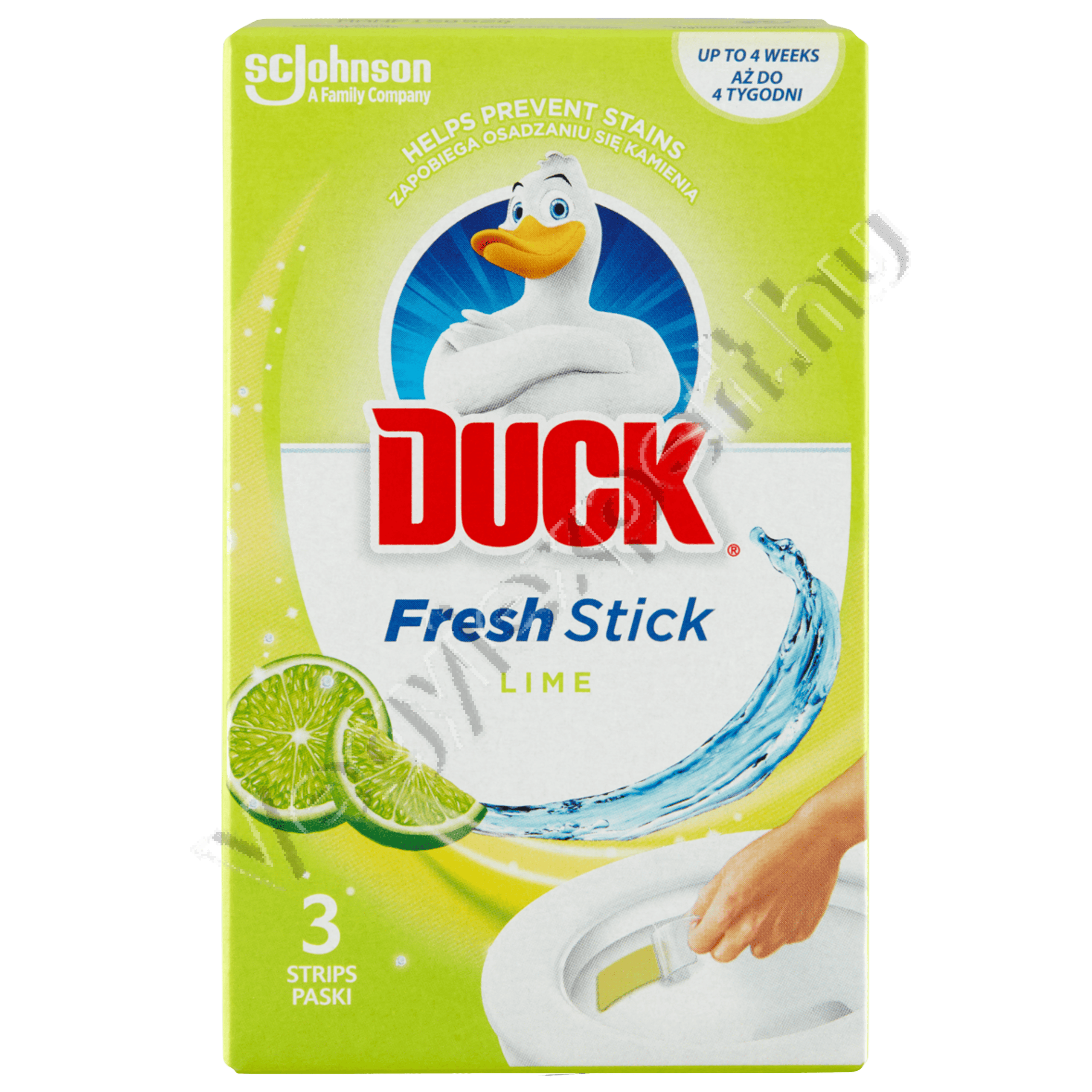 wcillatositok_010 Duck Fresh stick Lime WC öblítő csík 27 g - Image 1