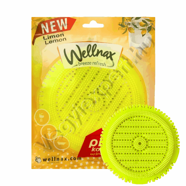 Wellnax Piszoár illatosító rács 50 grm – Citrom illat
