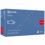Mercator Hybrid+ púder- és latexmentes vinyl vizsgálókesztyű XL-es 100 db