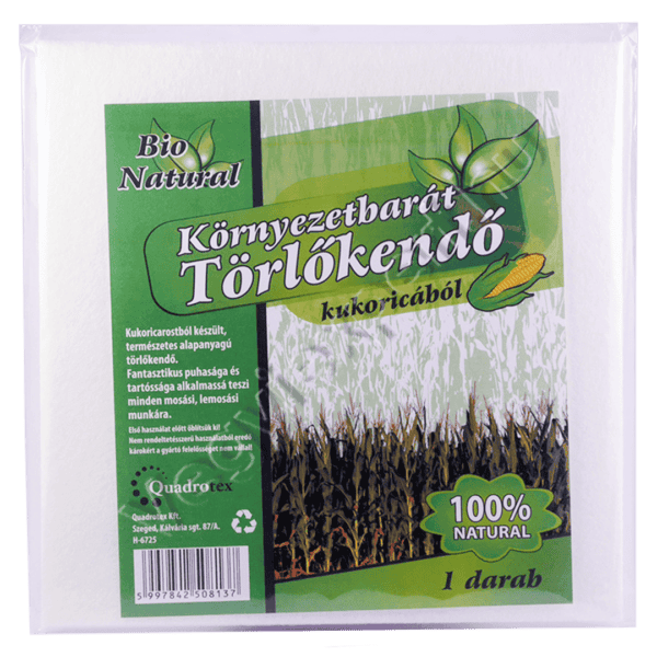 Bio Natural környzetebarát törlőkendő 1 db
