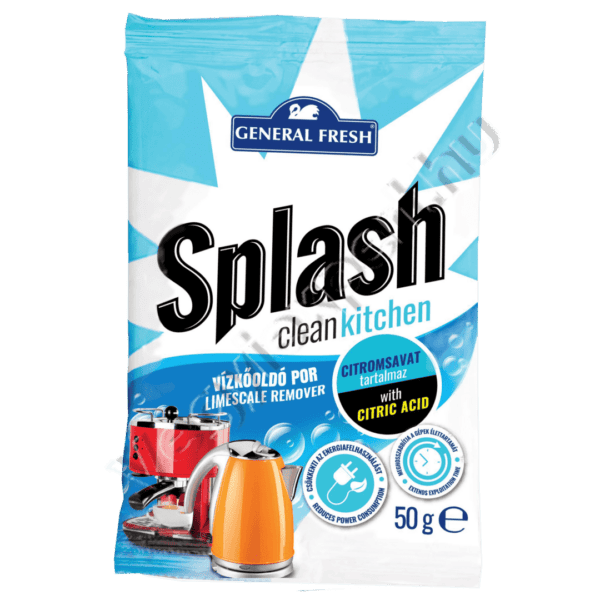Splash vízkőoldó por háztartási kisgépekhez 50 g