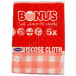 Bonus Kockás Mintázatú Viszkóz Mosogatókendő 5 db – Praktikus és Tartós Konyhai Tisztítókendő