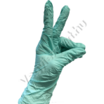 Guarder nitril prémium púdermentes kékeszöld vizsgálókesztyű X-Small 100 db - Image 2