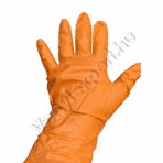 Maxter nitril prémium púder- és latexmentes narancs vizsgálókesztyű M 100 db - Image 2