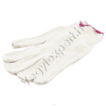 Fehér kötött cérna védőkesztyű 7-es méret 1 pár