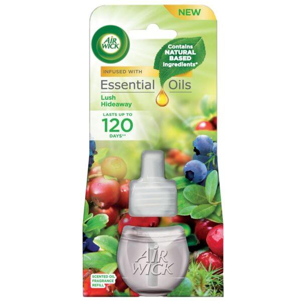 Air Wick Elektromos Illatosító Utántöltő Lush Hideaway 19 ml – Menekülj el a mindennapok elől egy trópusi menedékre!