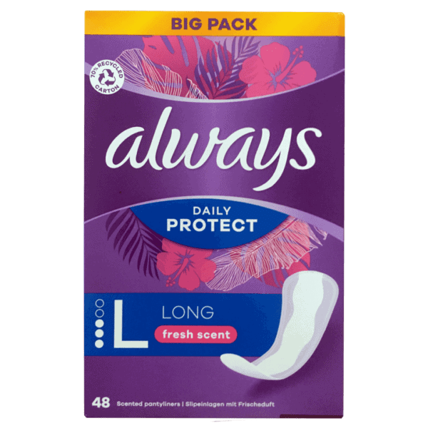 Always Long fresh scent tisztasági betét 48 db