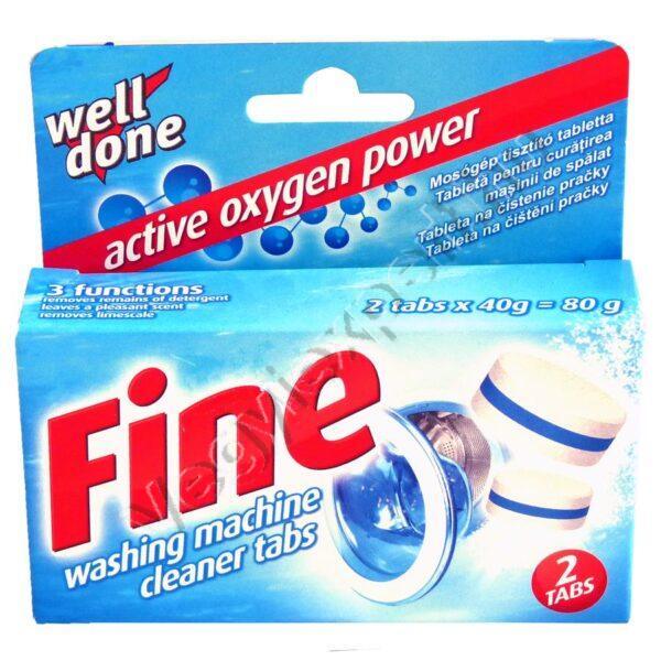 Well done Fine mosógéptisztító tabletta 2 db