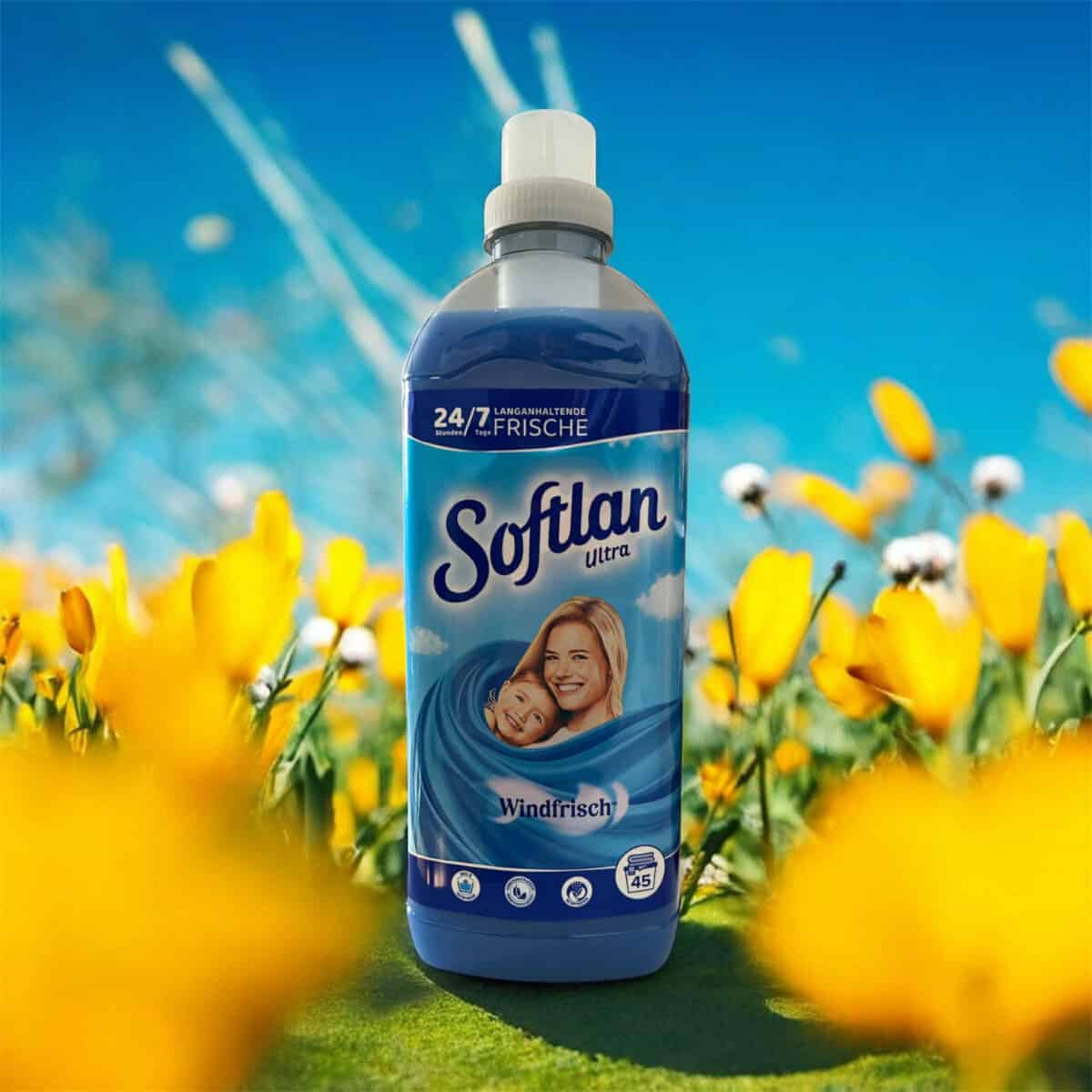 Softlan öblítőkoncentrátum Windfrisch Ultra 3D 1 L - Image 2