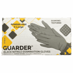 Guarder black nitril prémium púdermentes vizsgálókesztyű XL 90 db