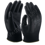 Reguard fekete mártott kesztyű 9-es méret 1 pár