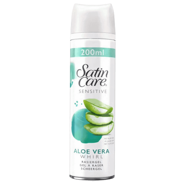 Gillette Satin Care Aloe Vera borotvagél 200 ml