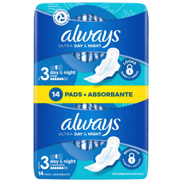 Always ultra day & night egészségügyi betét 14 db