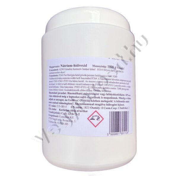 Nátrium-Hidroxid (NaOH) 1 kg – Szappankészítéshez és lefolyótisztításhoz