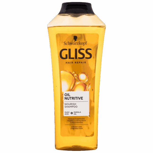 Schwarzkopf Gliss Oil Nutritive Tápláló Sampon 375 ml