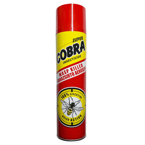 Cobra Insecticide Darázsírtó Aeroszol 400 ml – Gyors és 100%-os Hatékonyság a Darázsproblémák Ellen