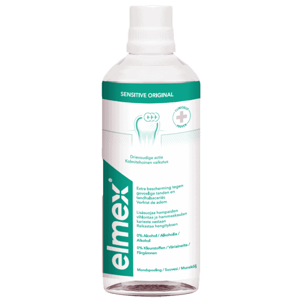 Elmex Sensitive Original Szájvíz 400 ml - Gyengéd Védelem Érzékeny Fogakra
