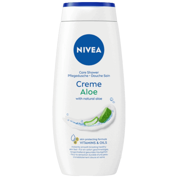 Nivea Care Shower Creme Aloe Tusfürdő 250 ml - Bőrvédő Ápolás és Frissesség
