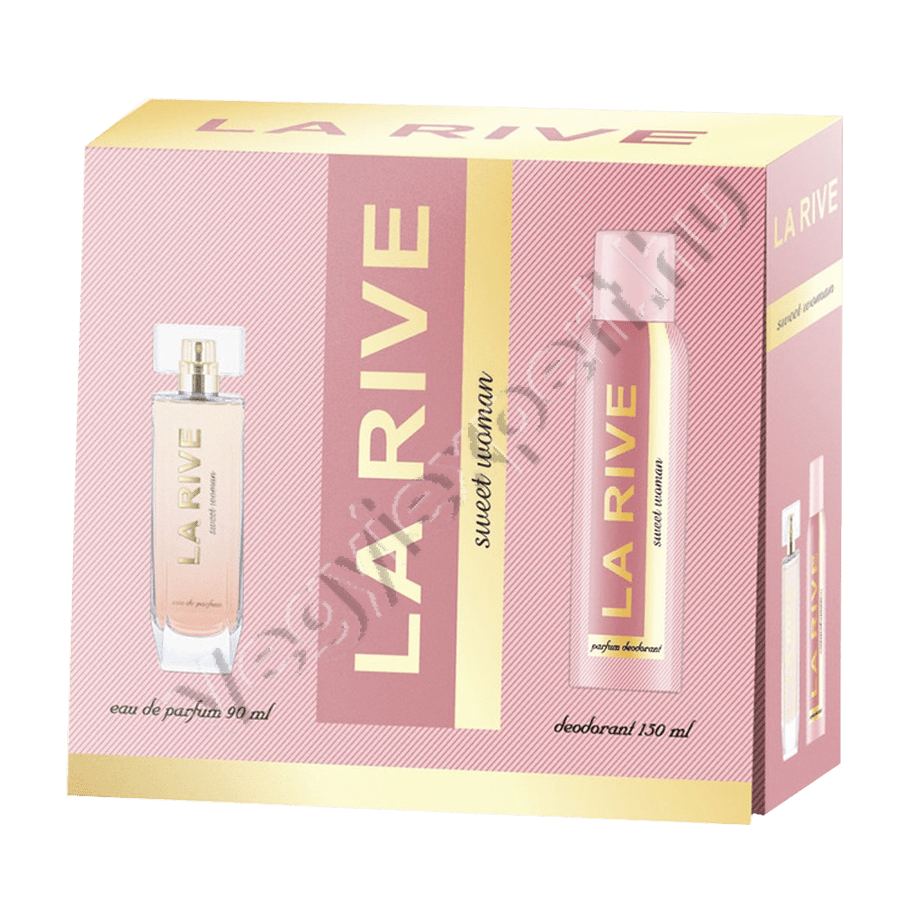 ajandekcsomagok_002 La Rive Sweet Woman Ajándék Szett – 90 ml Eau de Toilette + 150 ml Dezodor - Image 1