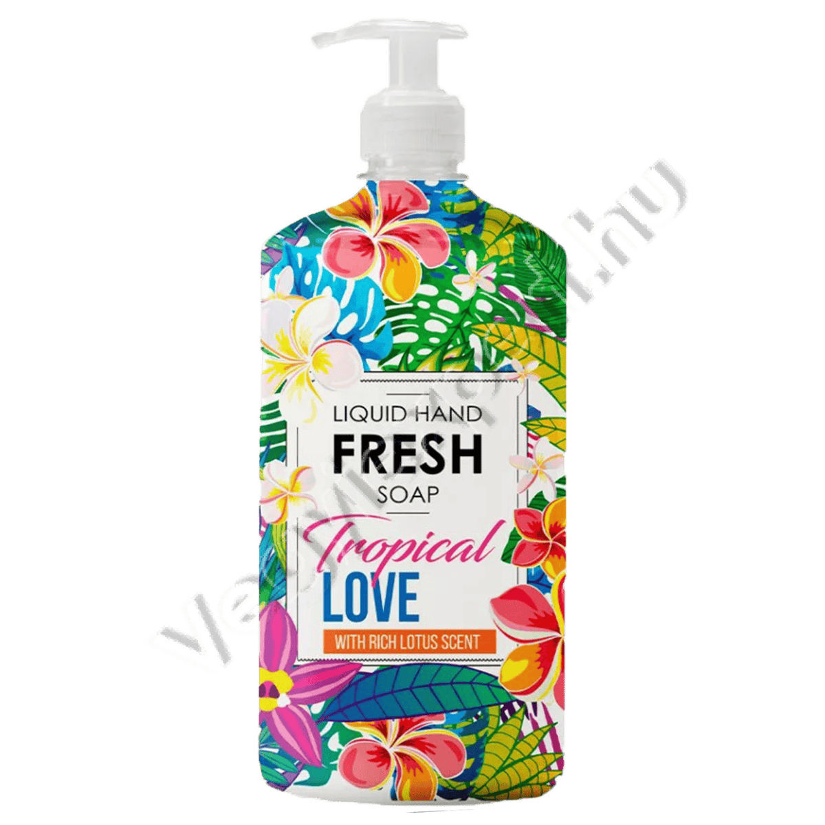 folyekonyszappanok_087 Fresh Soap Tropical Love Folyékony Kézmosó, 1 L – Gazdag Lótuszillat - Image 1