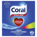 Coral Színes Ruhákhoz Mosópor, 20 Mosás, 1,4 kg