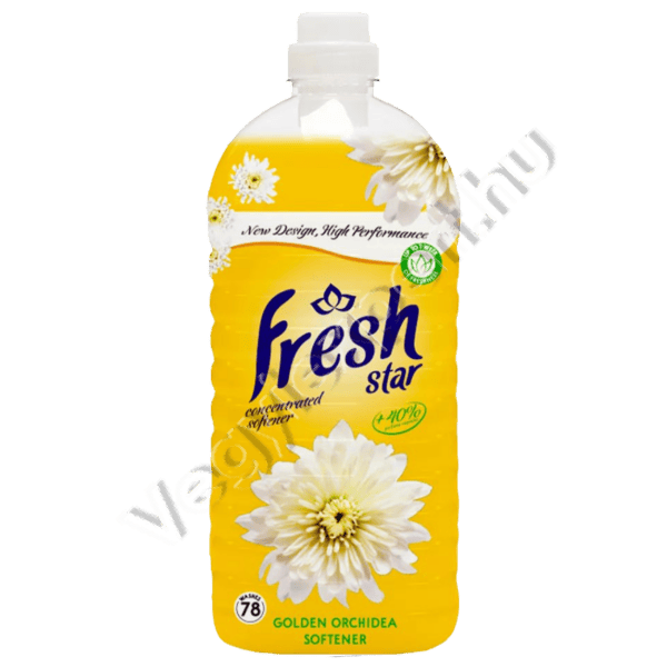 Fresh Star Öblítőkoncentrátum Golden Orchidea Softener 1,8 L – Hosszan tartó illat és puhaság