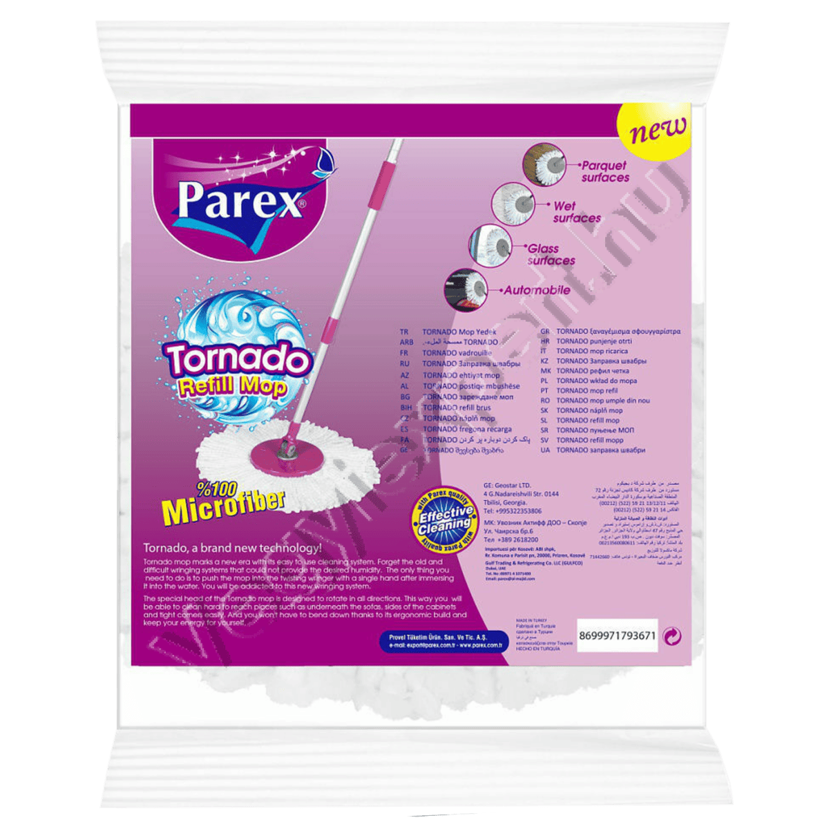 seprukfelmosok_124 Parex Twister Felmosószetthez csere mop - Image 1
