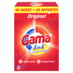 Gama 3 az 1-ben Original mosópor 5,85 kg