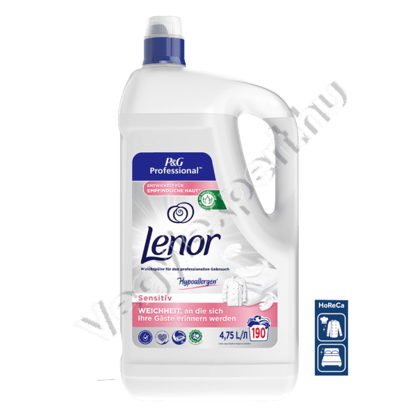 Lenor Professional Sensitive Öblítő – 4,75 L (190 mosás)