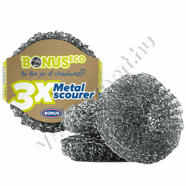 Bonus metal scourer 3 db