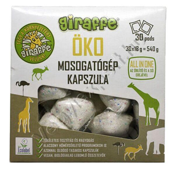 Giraffe Öko Mosogatógép kapszula – 30 db x 18 g
