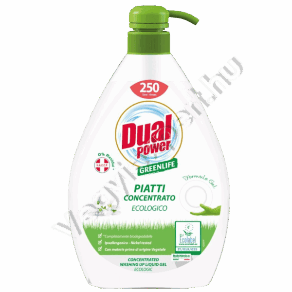 Dual Power Greenlife mosogatószer 1 L– A természet ereje a konyhádban! 