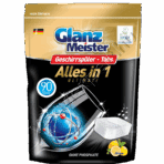 Glanz Meister All in 1 Ultimate mosogatógép tabletta – Citrom illattal, 90 db