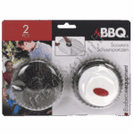 Súrolópárna grillhez – Barbecue scourer, 2 db-os készlet