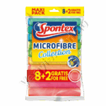 Spontex maxi pack mikroszálas kendő 8+2 db