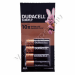 Duracell Simply tartós ceruzaelem AA 4 db