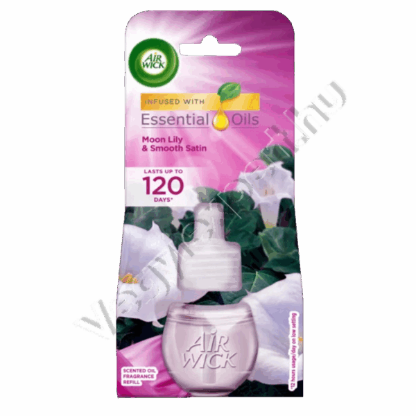 Air Wick Elektromos Illatosító Utántöltő Moon Lily & Smooth Satin 19 ml