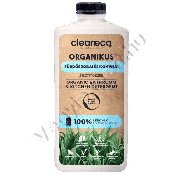 Clean Eco Organikus szaniter tisztító 1 L -Fürdőszobai és konyhai tisztítószer