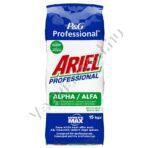 Ariel Alpha White Max 15 kg – Professzionális mosópor fehér ruhákhoz