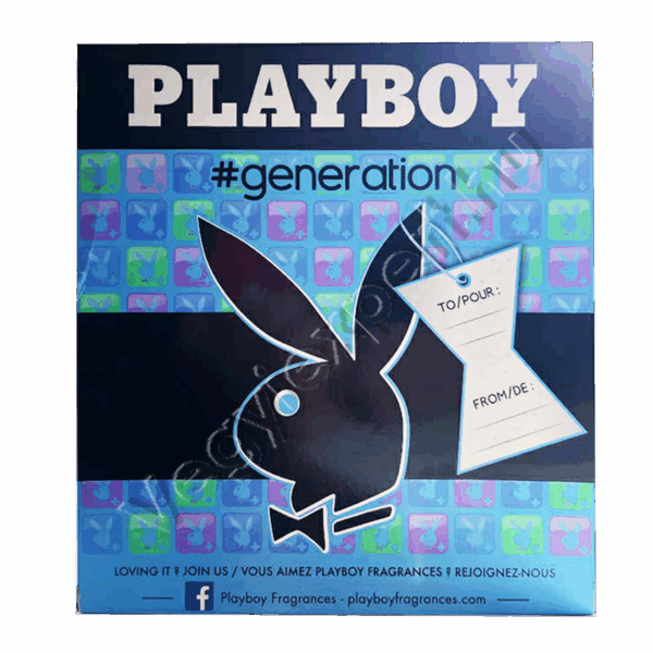 Playboy #generation díszdobozos szett Eau de Toilette 60 ml +Body spray 150 ml