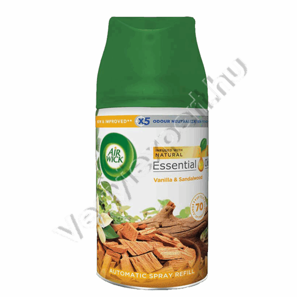 Air Wick Légfrissítő Utántöltő – Vanilla & Sandalwood 250 ml